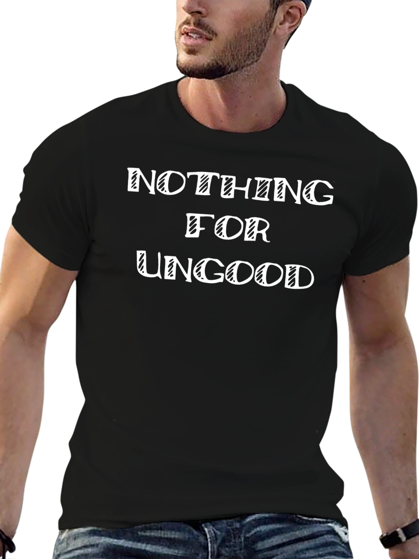 Nothing For Ungood Graphic T-Shirt - Black
