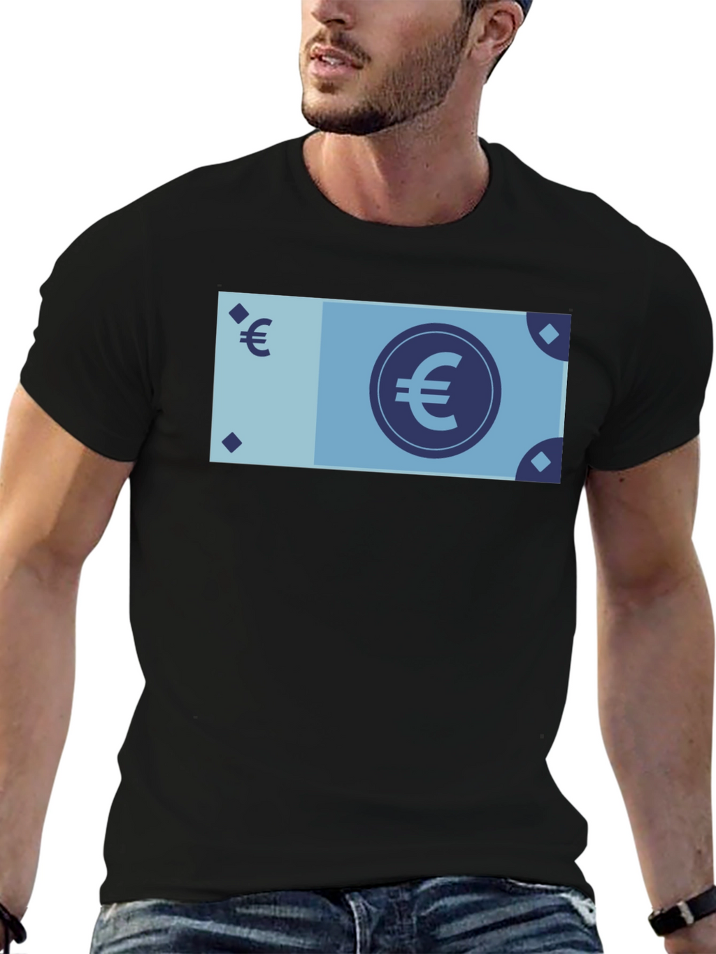 Euro Money T-Shirt - Stylish Graphic Tee