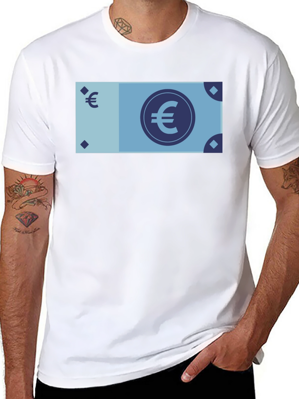Euro Money T-Shirt - Stylish Graphic Tee