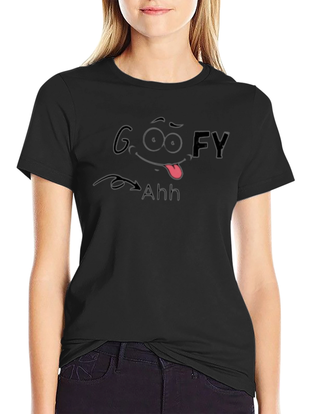 Goofy Ahh Black Tee Shirt