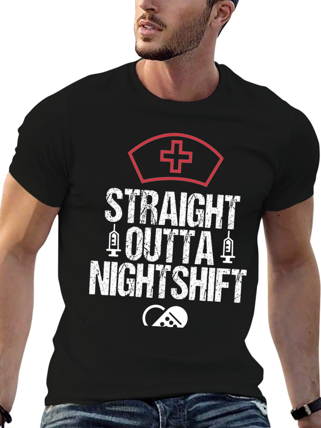 Straight Outta Nightshift Graphic Tee