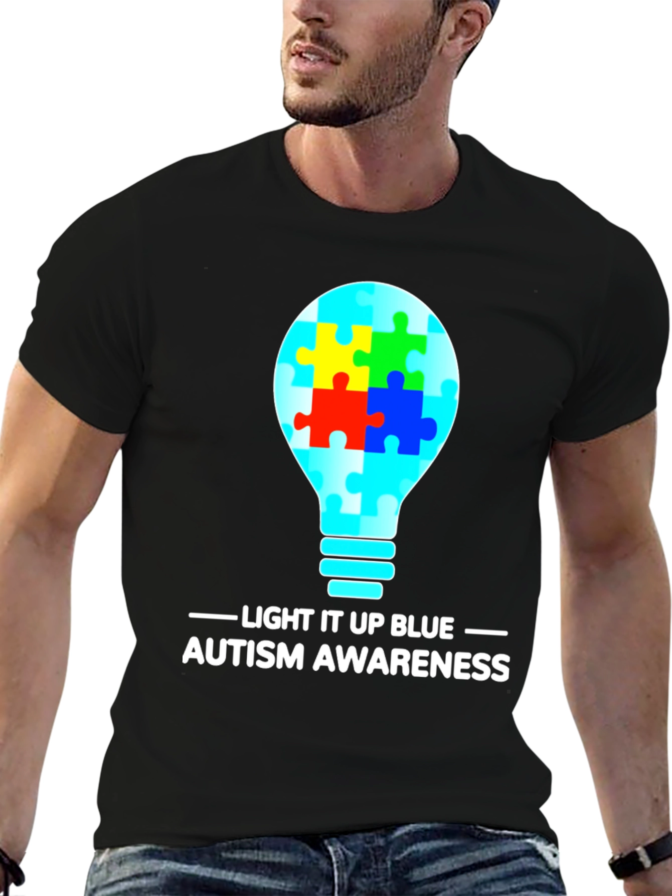 Autism Awareness Light It Up Blue T-Shirt