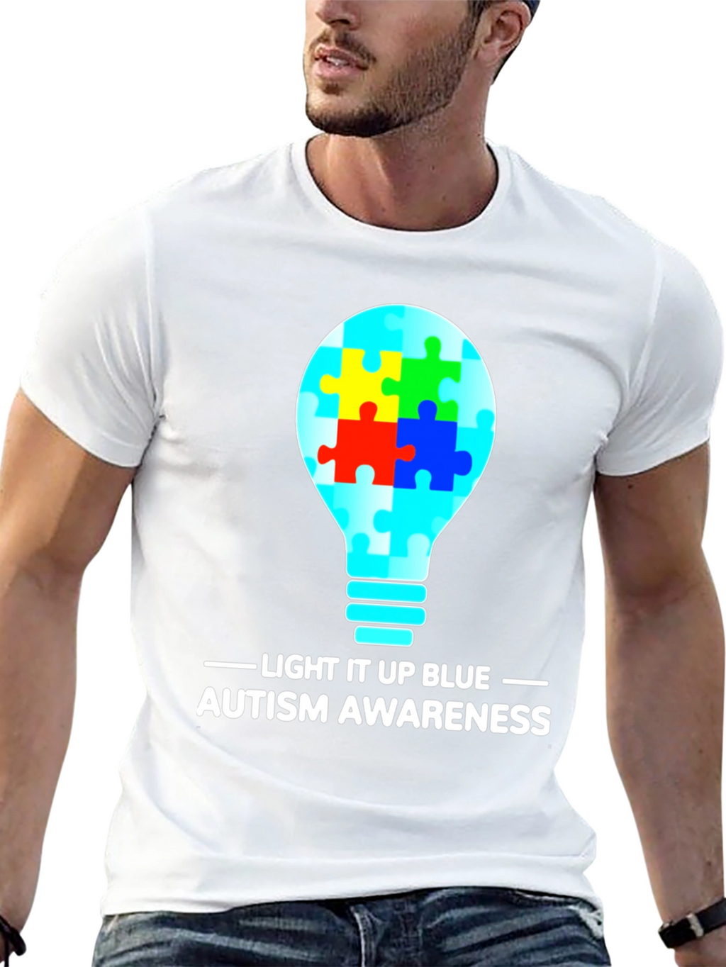Autism Awareness Light It Up Blue T-Shirt
