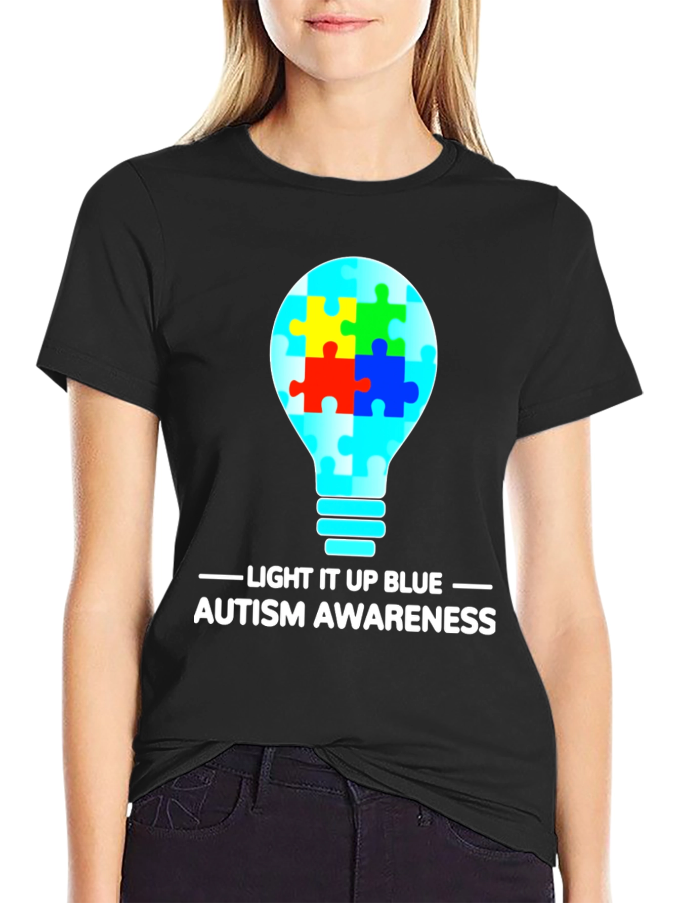 Autism Awareness Light It Up Blue T-Shirt
