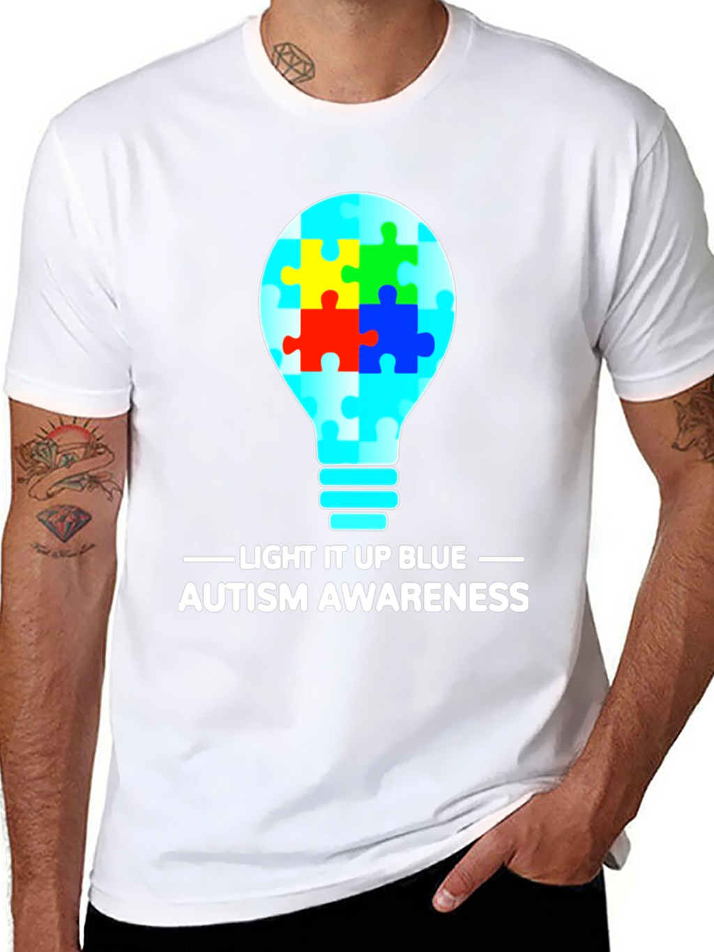 Autism Awareness Light It Up Blue T-Shirt