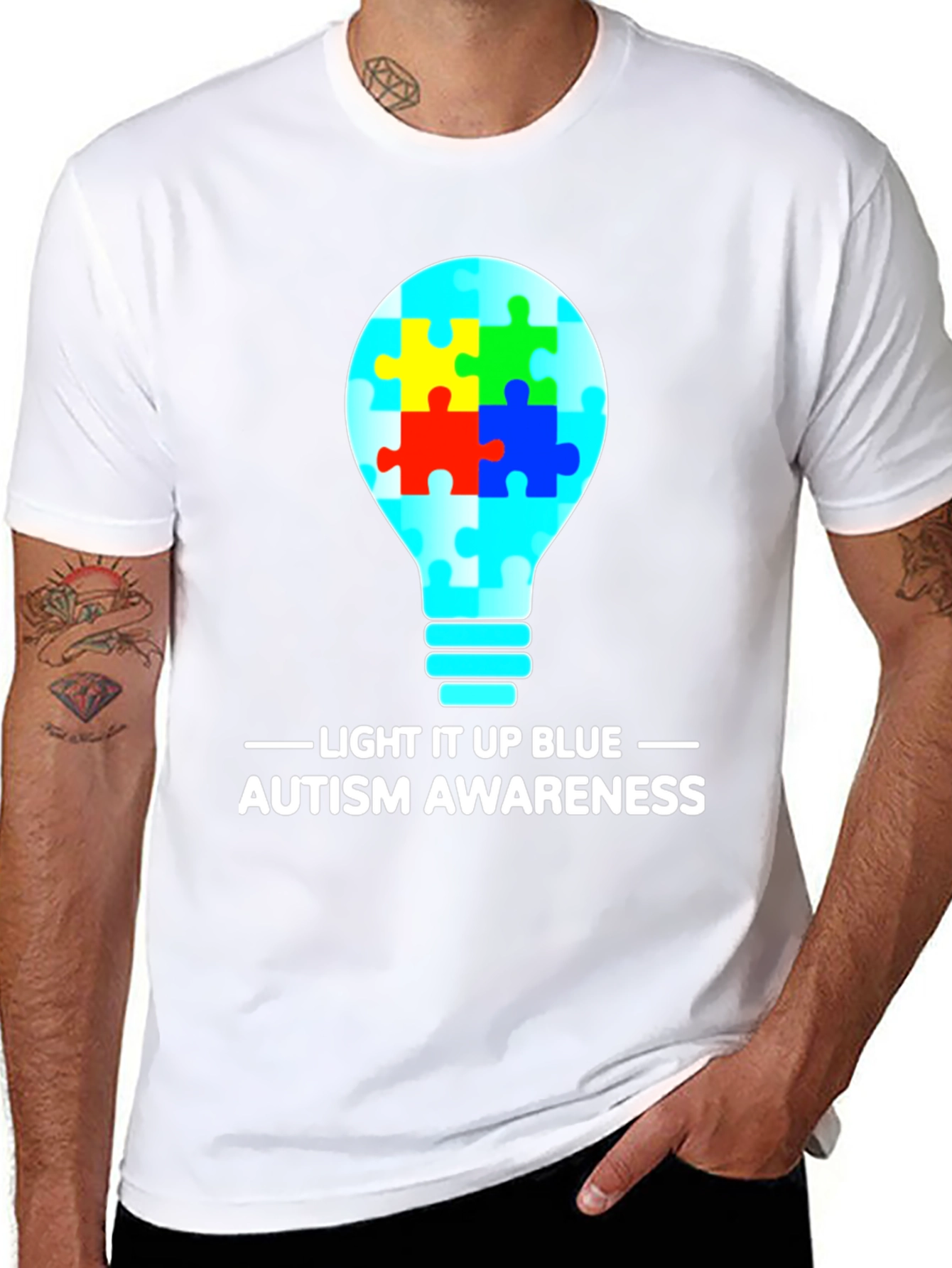 Autism Awareness Light It Up Blue T-Shirt