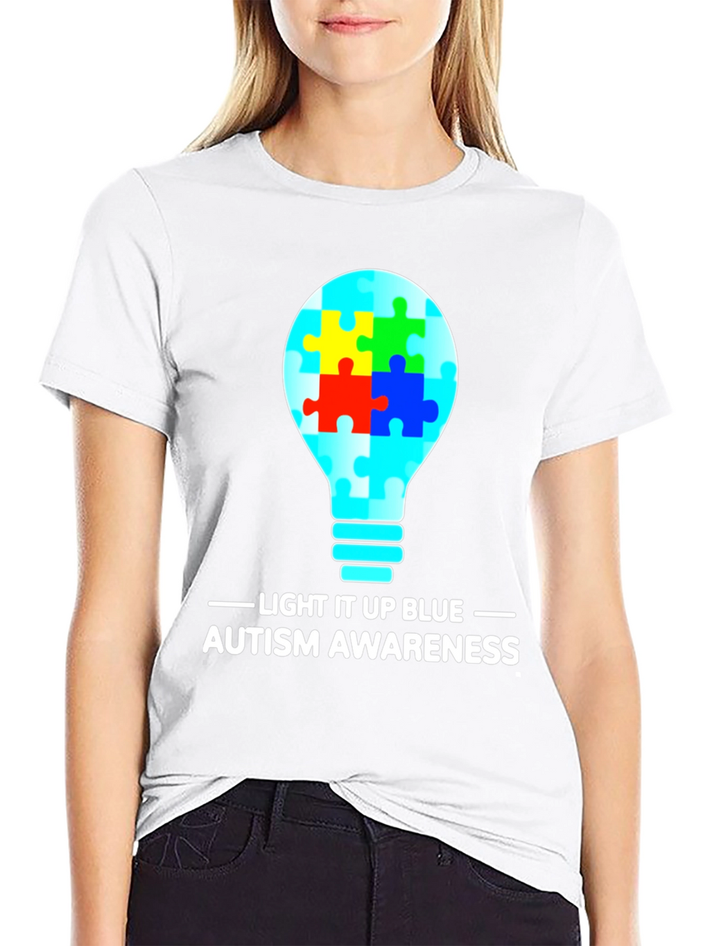 Autism Awareness Light It Up Blue T-Shirt