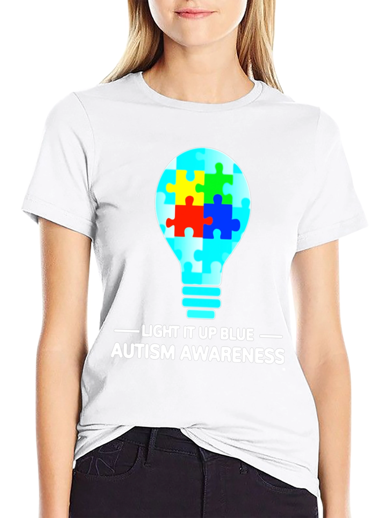 Autism Awareness Light It Up Blue T-Shirt