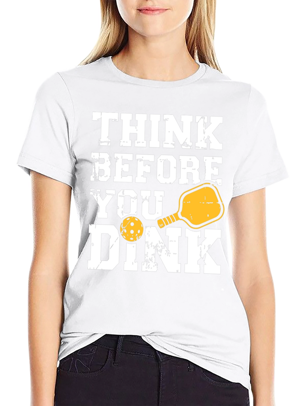Think Before You Dink T-Shirt - Pickleball Tee