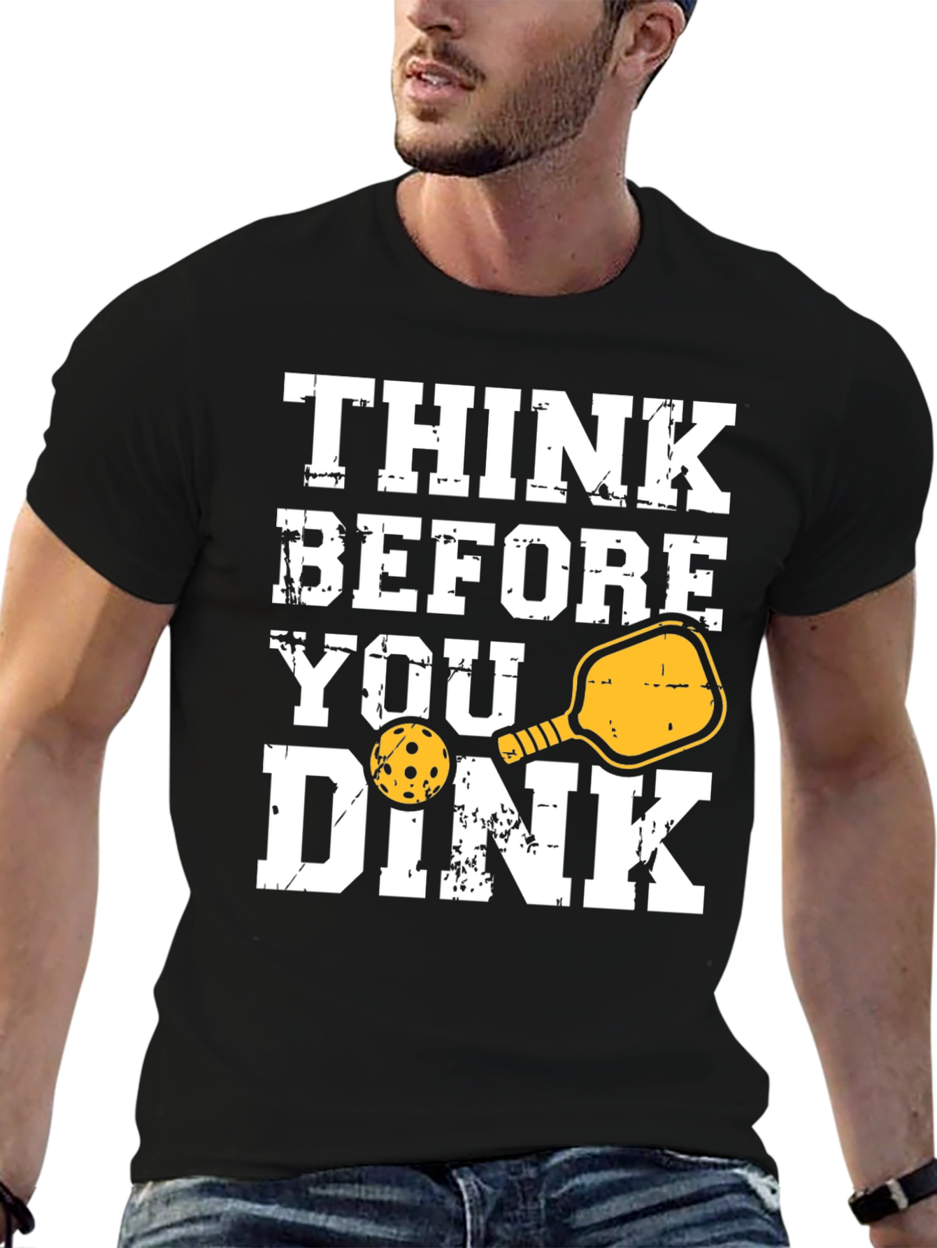Think Before You Dink T-Shirt - Pickleball Tee
