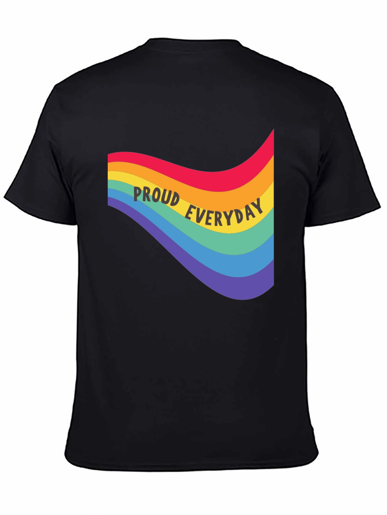 Proud Everyday Rainbow Graphic Tee