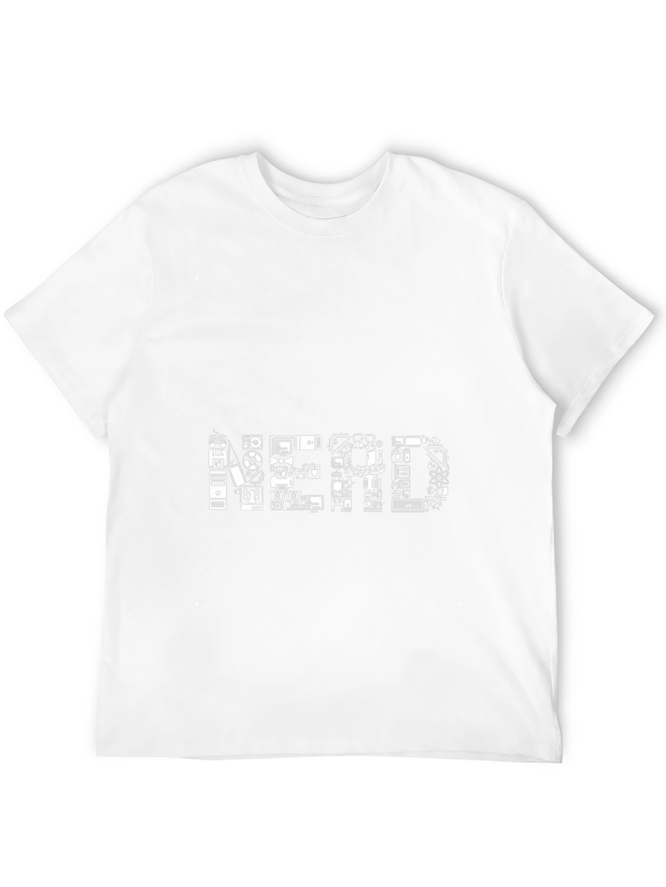 Nerd Graphic T-Shirt - Black Cotton Tee