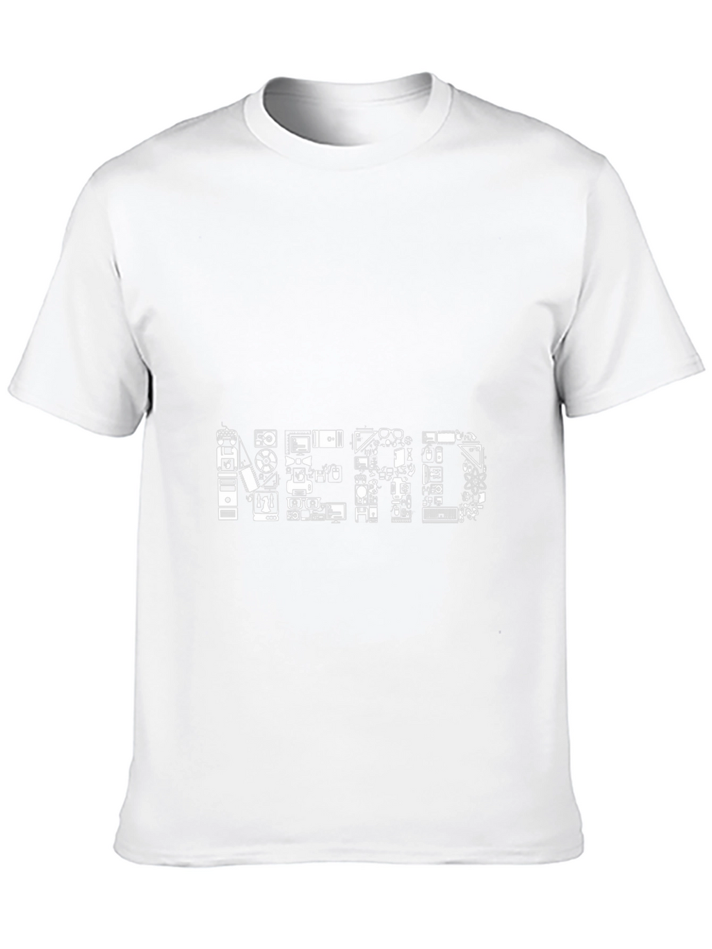 Nerd Graphic T-Shirt - Black Cotton Tee