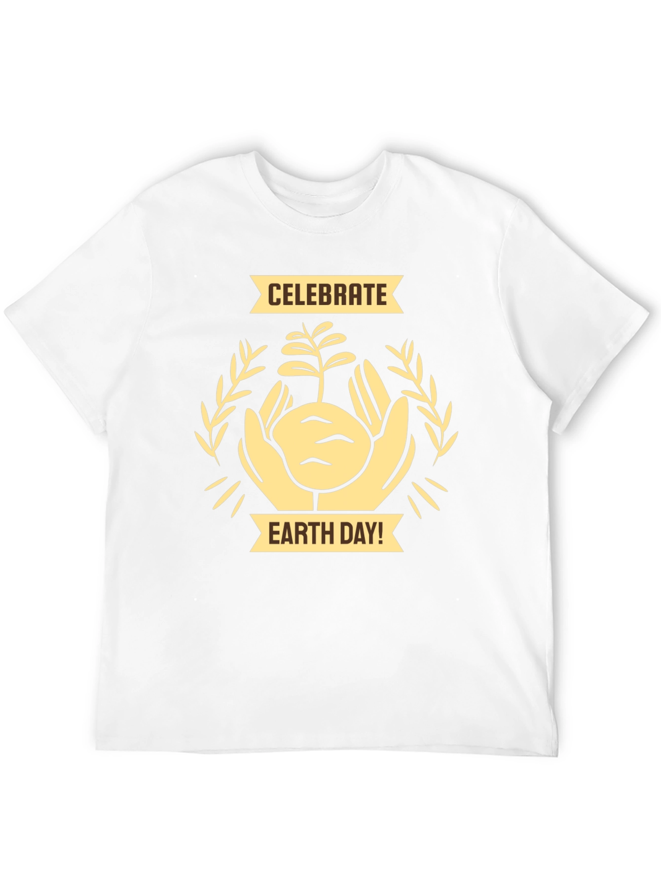 Celebrate Earth Day Black Graphic Tee