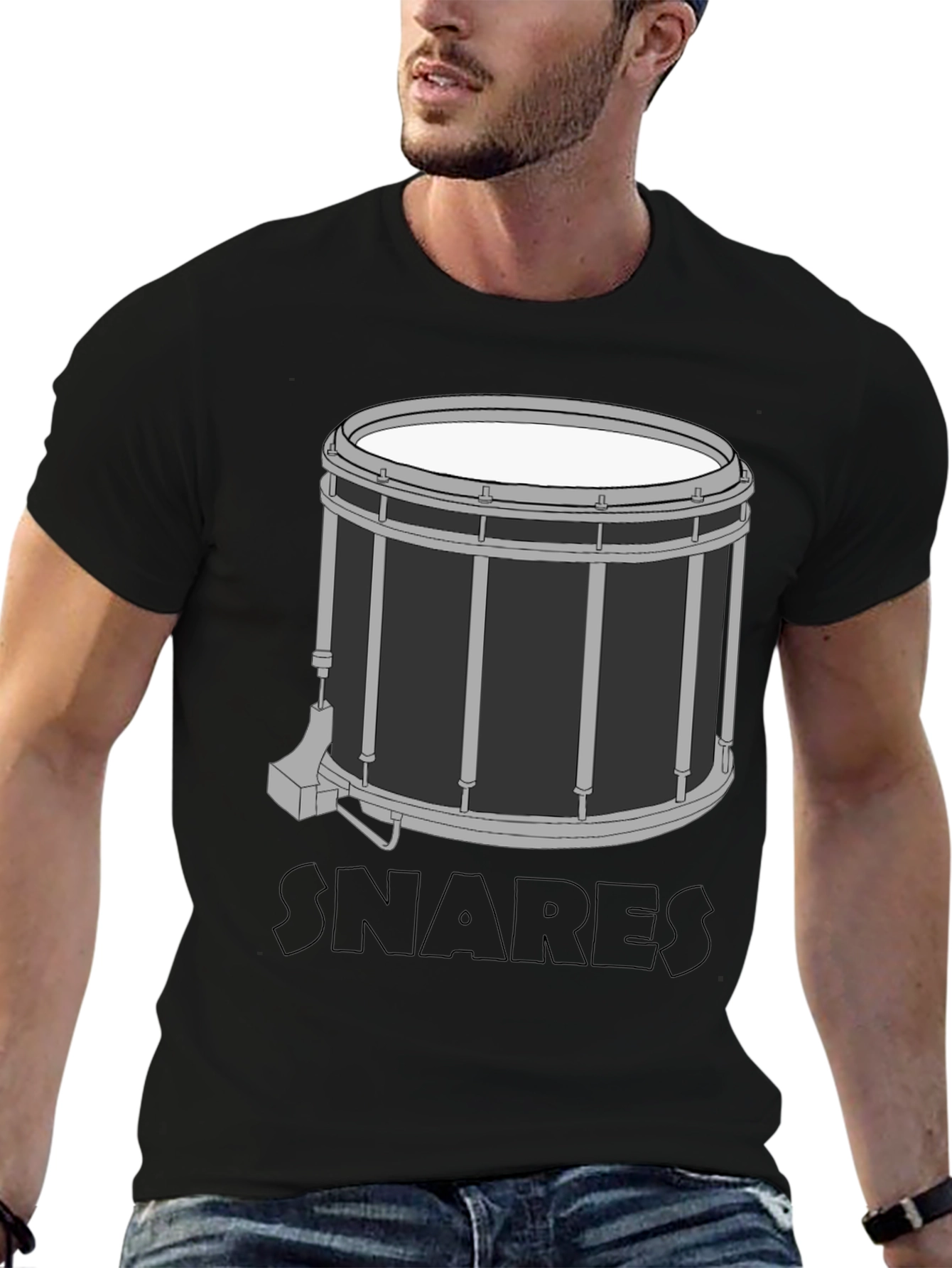 Snare Drum Graphic T-Shirt - Music Lovers Tee