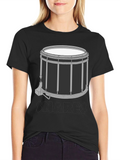 Snare Drum Graphic T-Shirt - Music Lovers Tee
