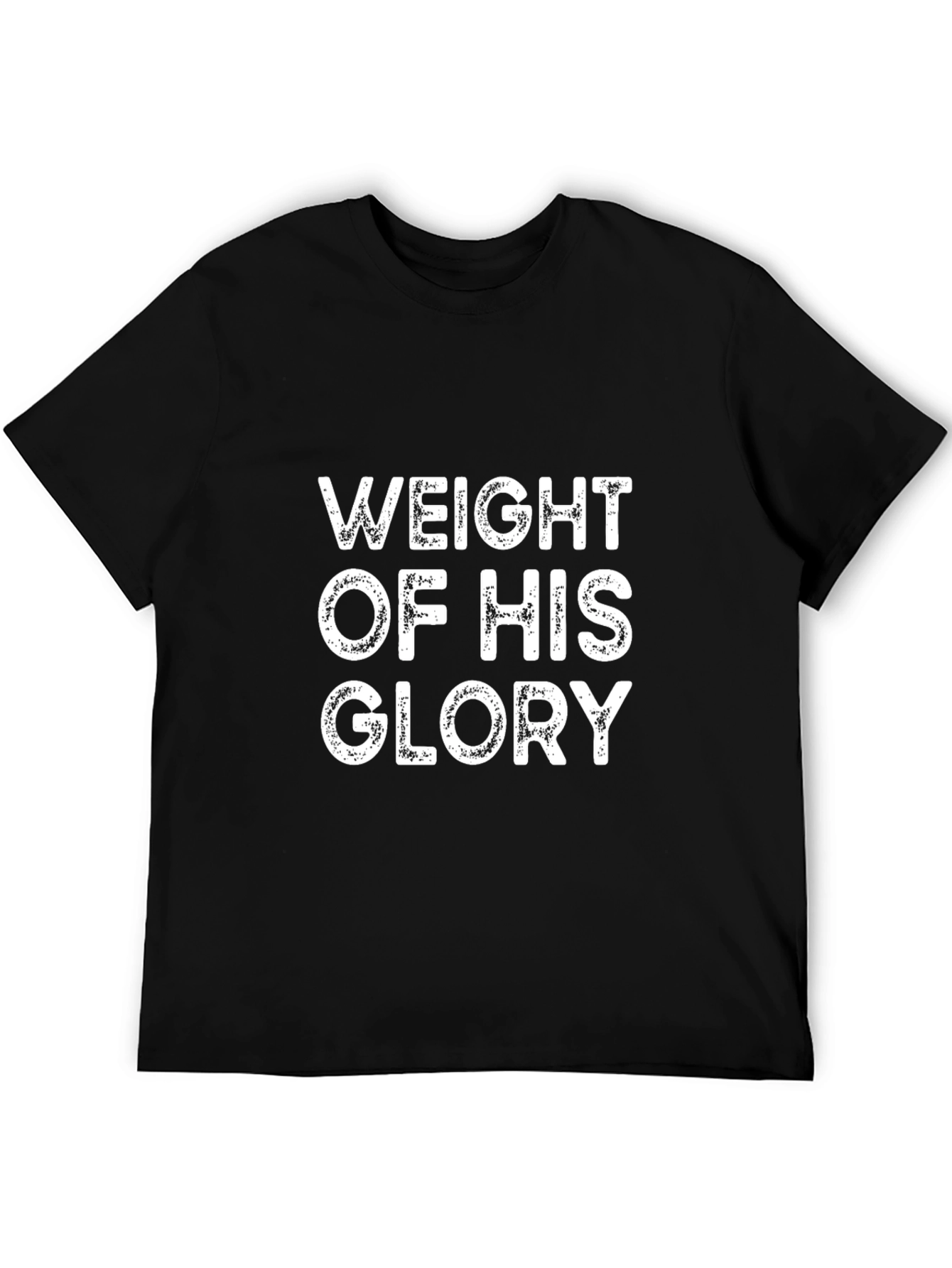 Weight of His Glory Black Graphic Tee