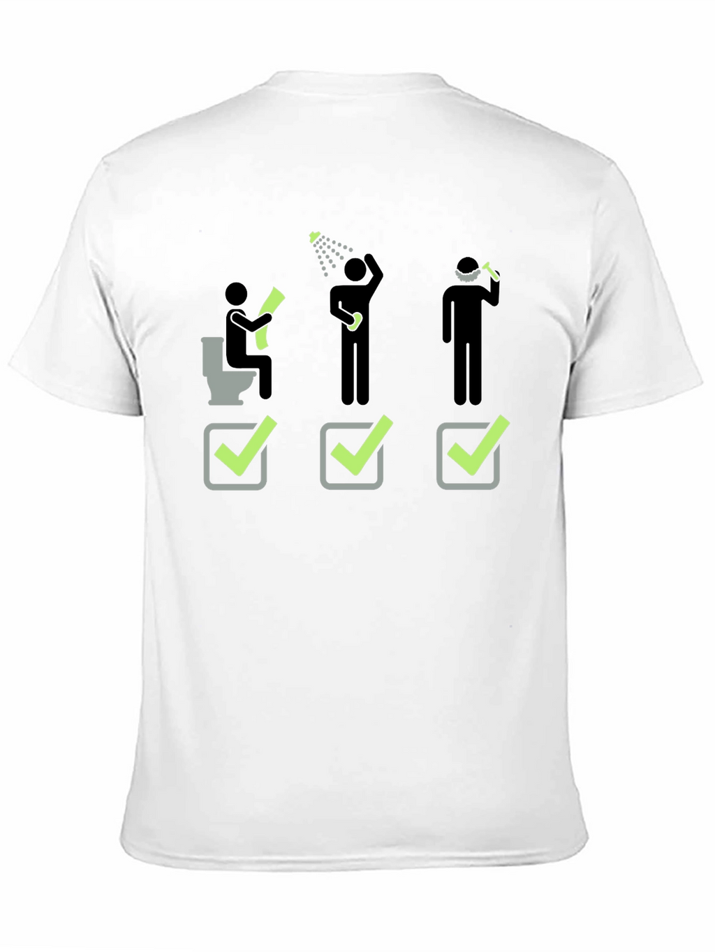 Funny Daily Checklist Black T-Shirt