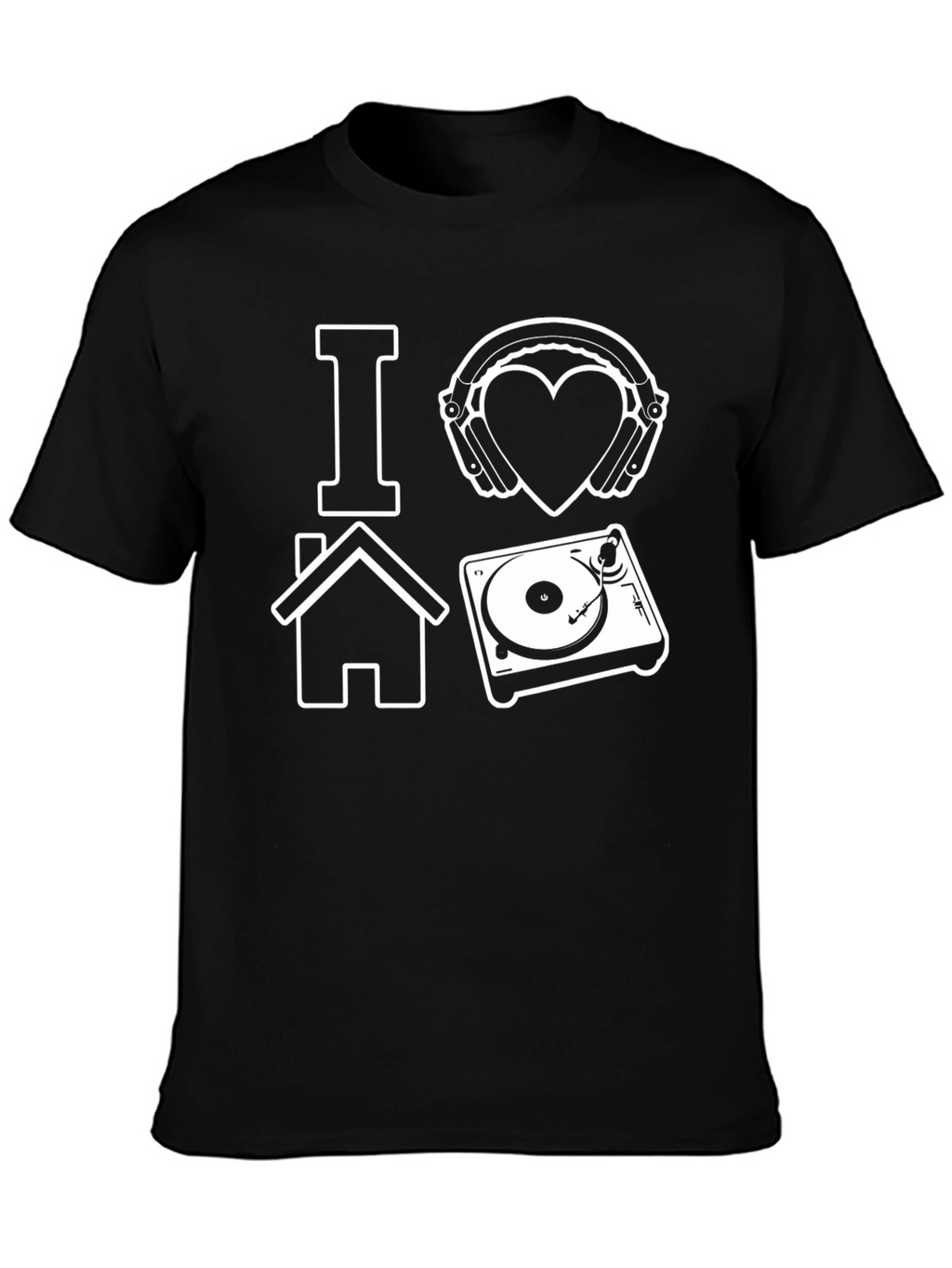 I Love House Music DJ T-Shirt