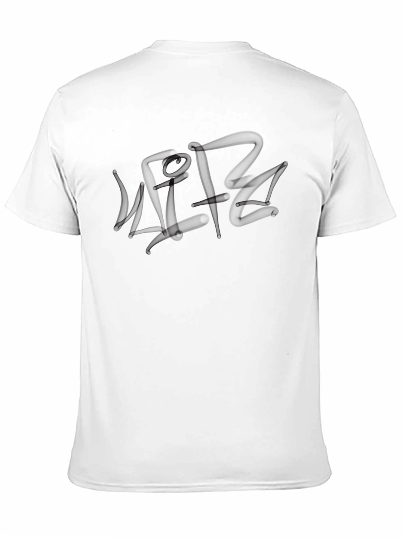 Black Graphic Print Crew Neck T-Shirt