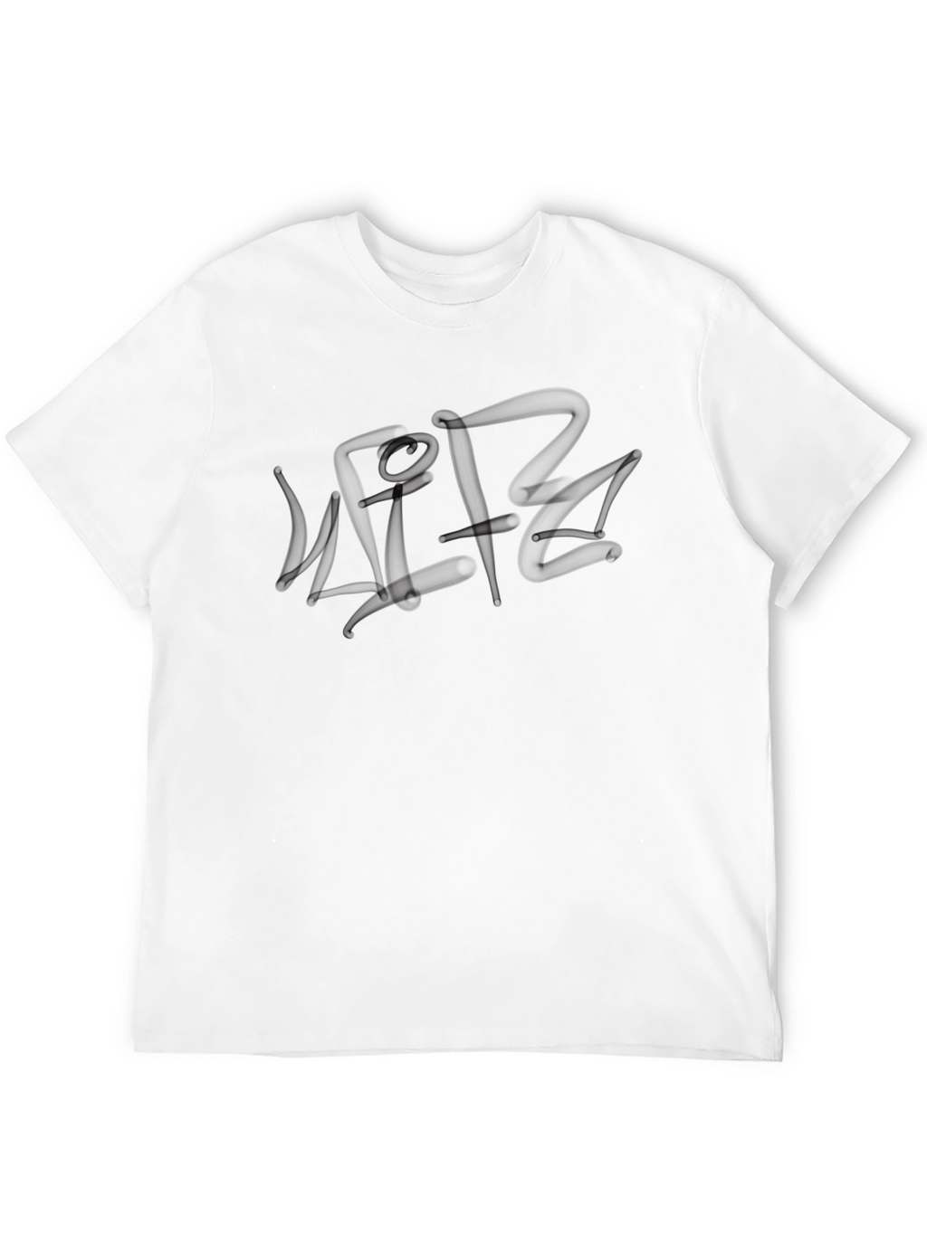 Black Graphic Print Crew Neck T-Shirt