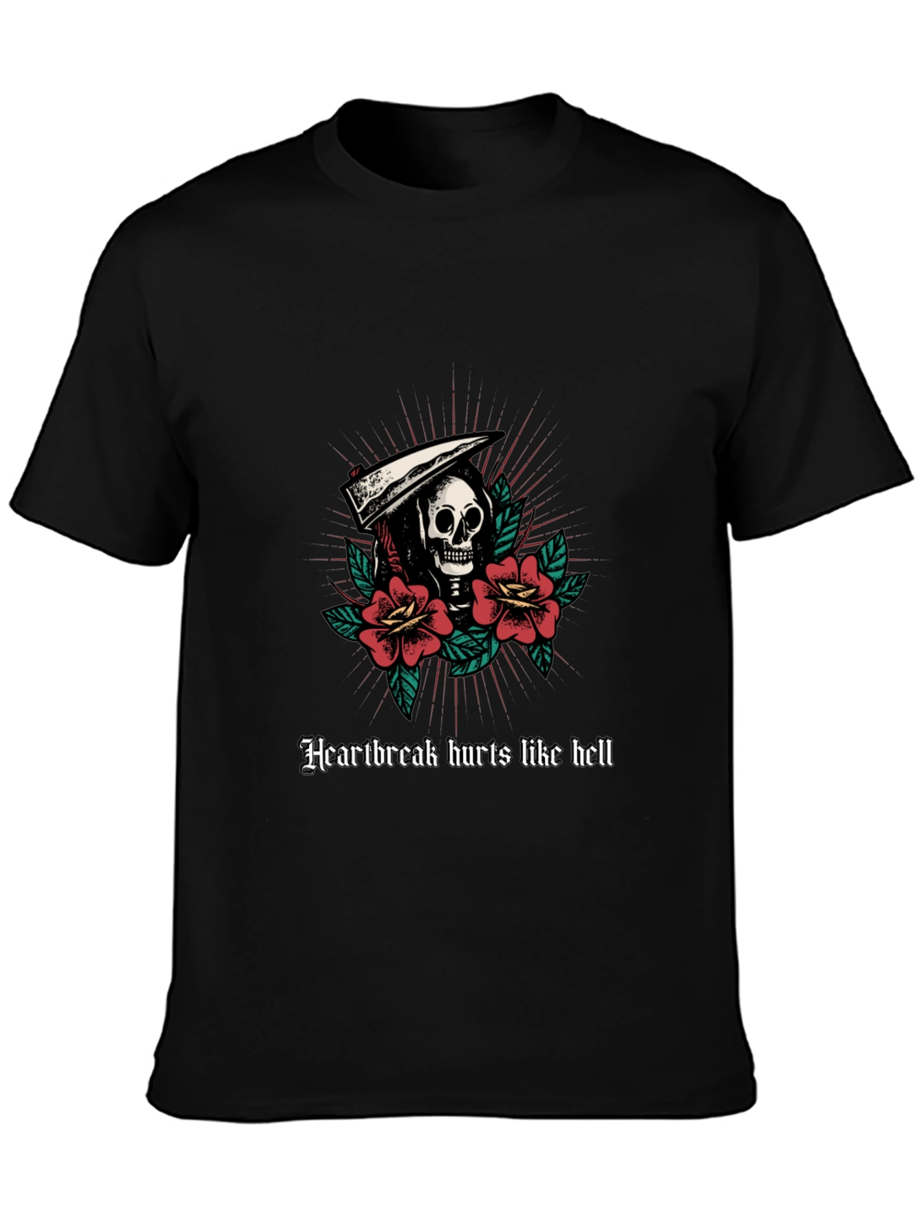 Heartbreak Hurts Like Hell Graphic T-Shirt