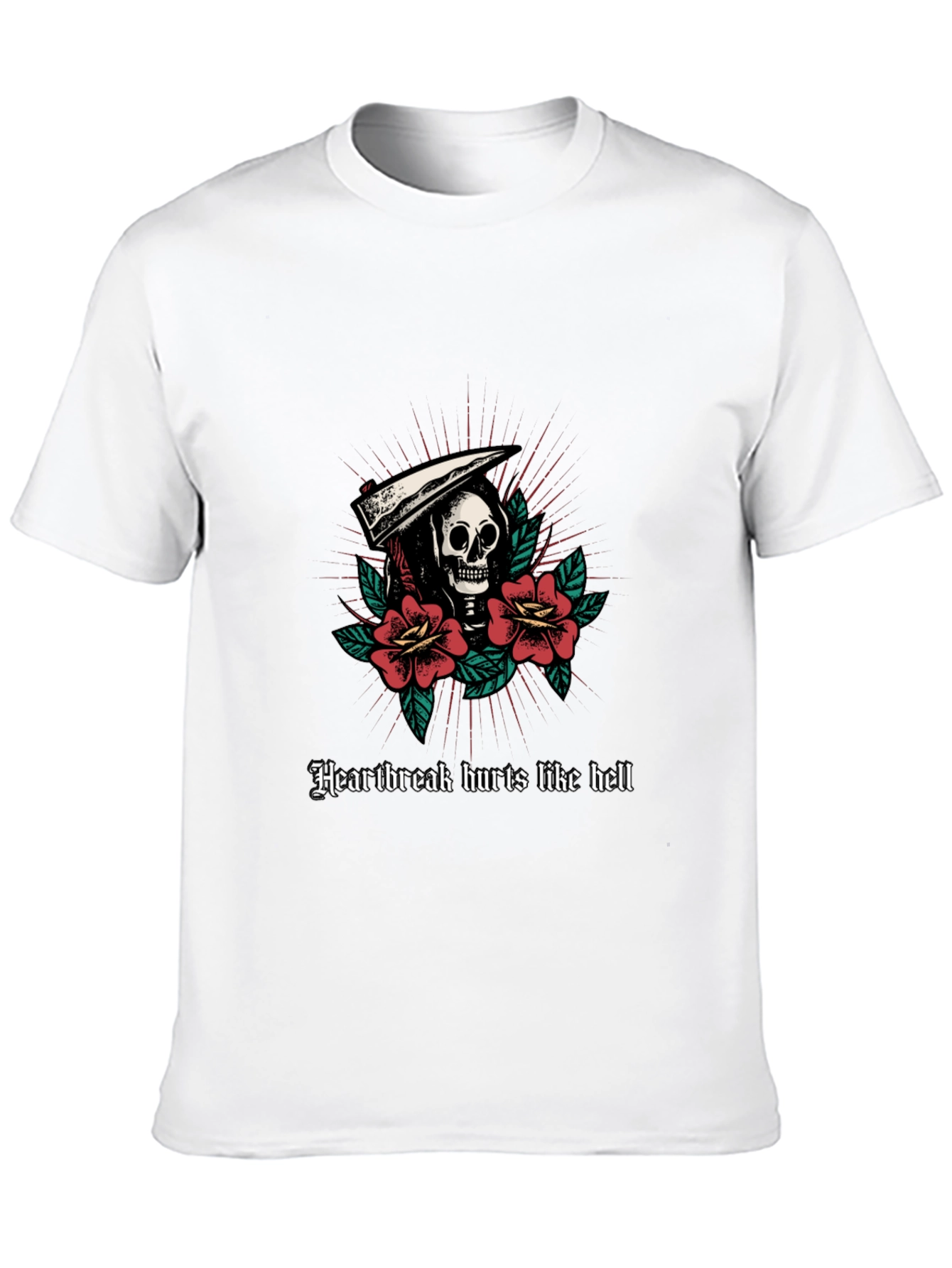 Heartbreak Hurts Like Hell Graphic T-Shirt