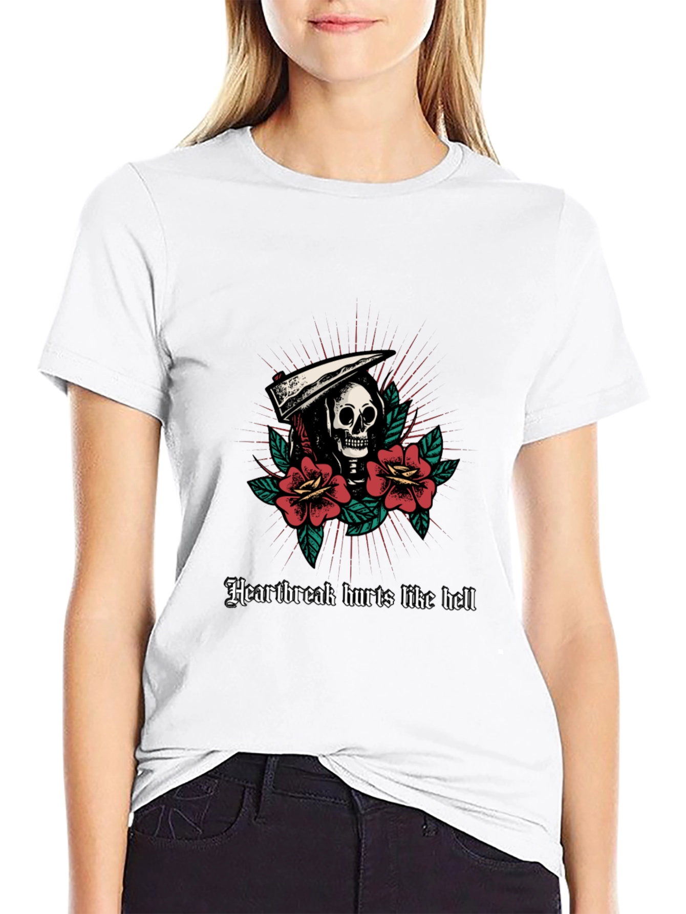 Heartbreak Hurts Like Hell Graphic T-Shirt