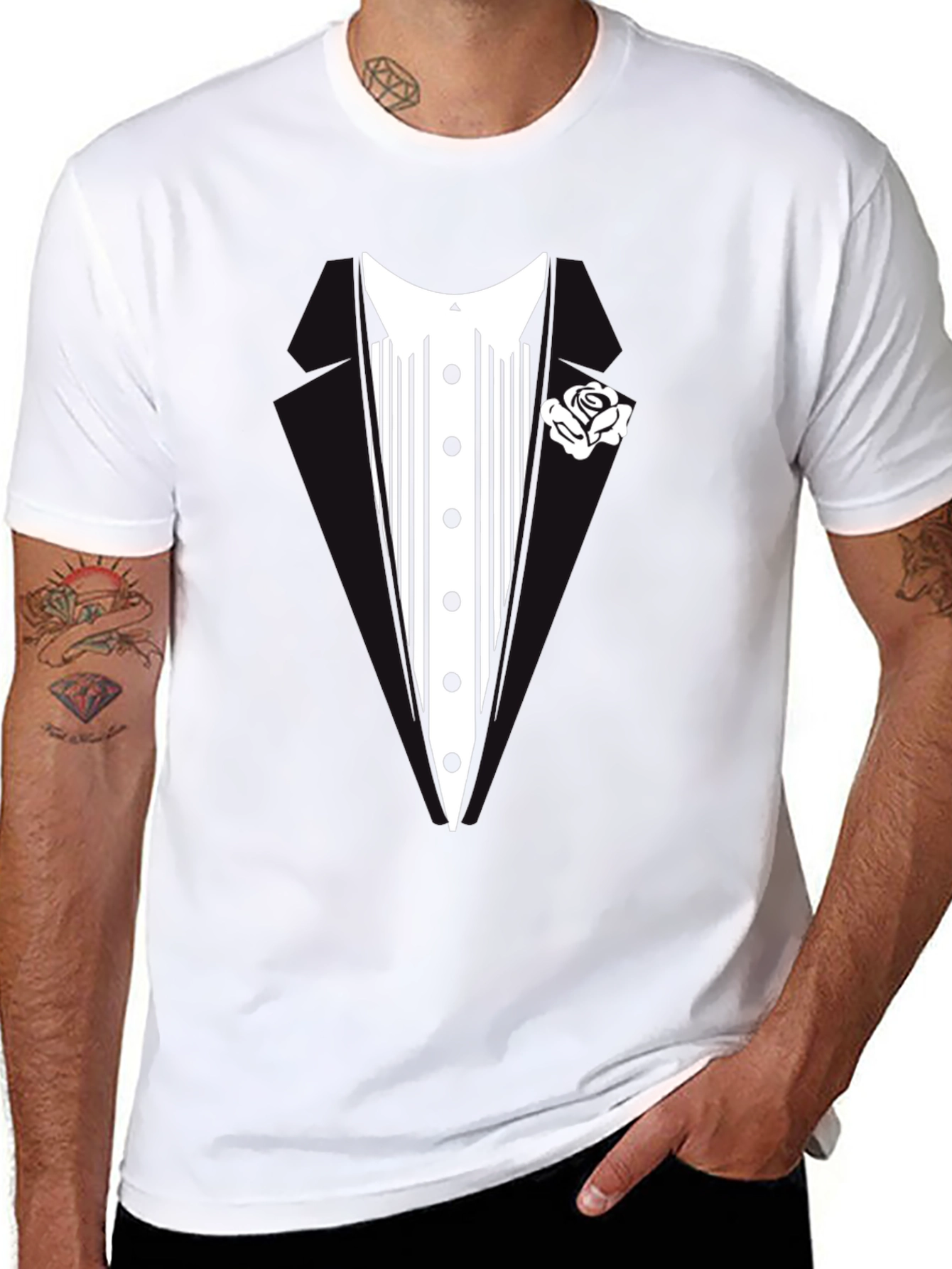 Tuxedo T-Shirt - Funny Formal Wear Graphic Tee