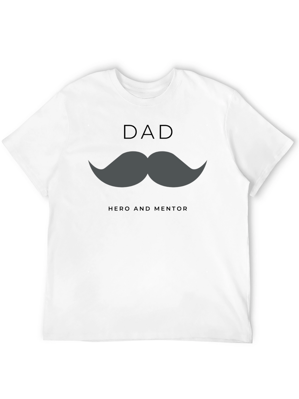 Dad Hero & Mentor Graphic T-Shirt - Black