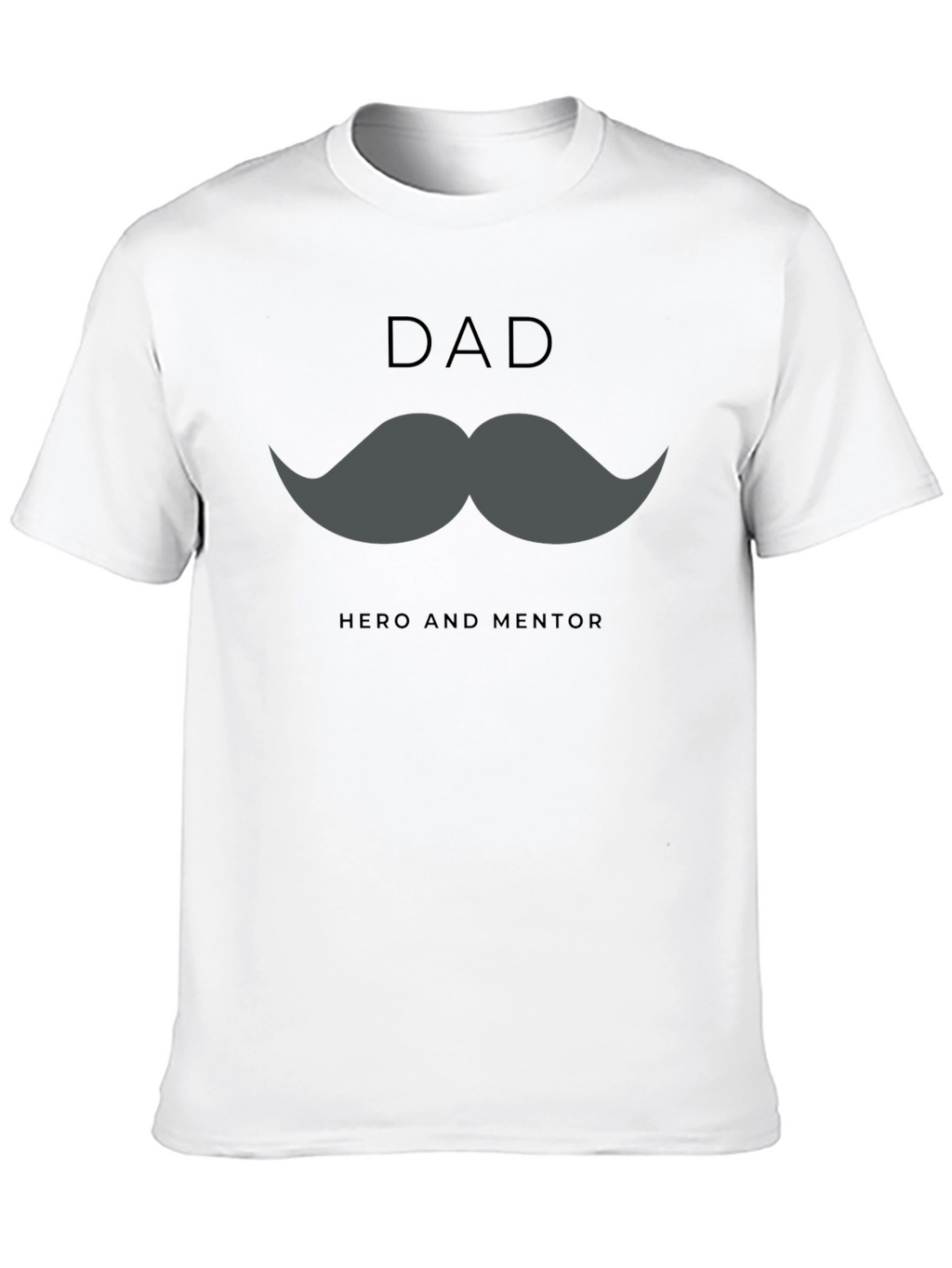 Dad Hero & Mentor Graphic T-Shirt - Black