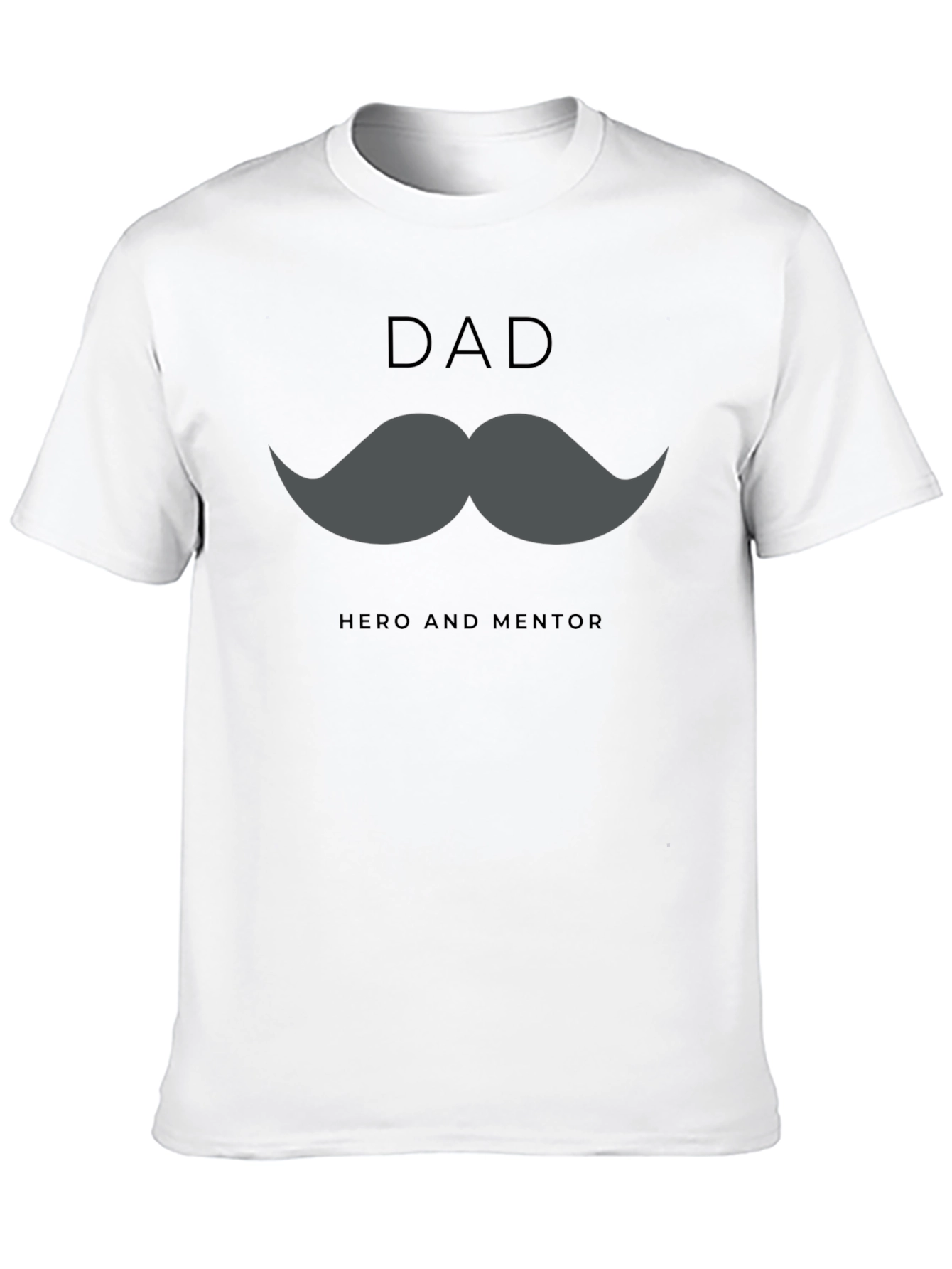 Dad Hero & Mentor Graphic T-Shirt - Black