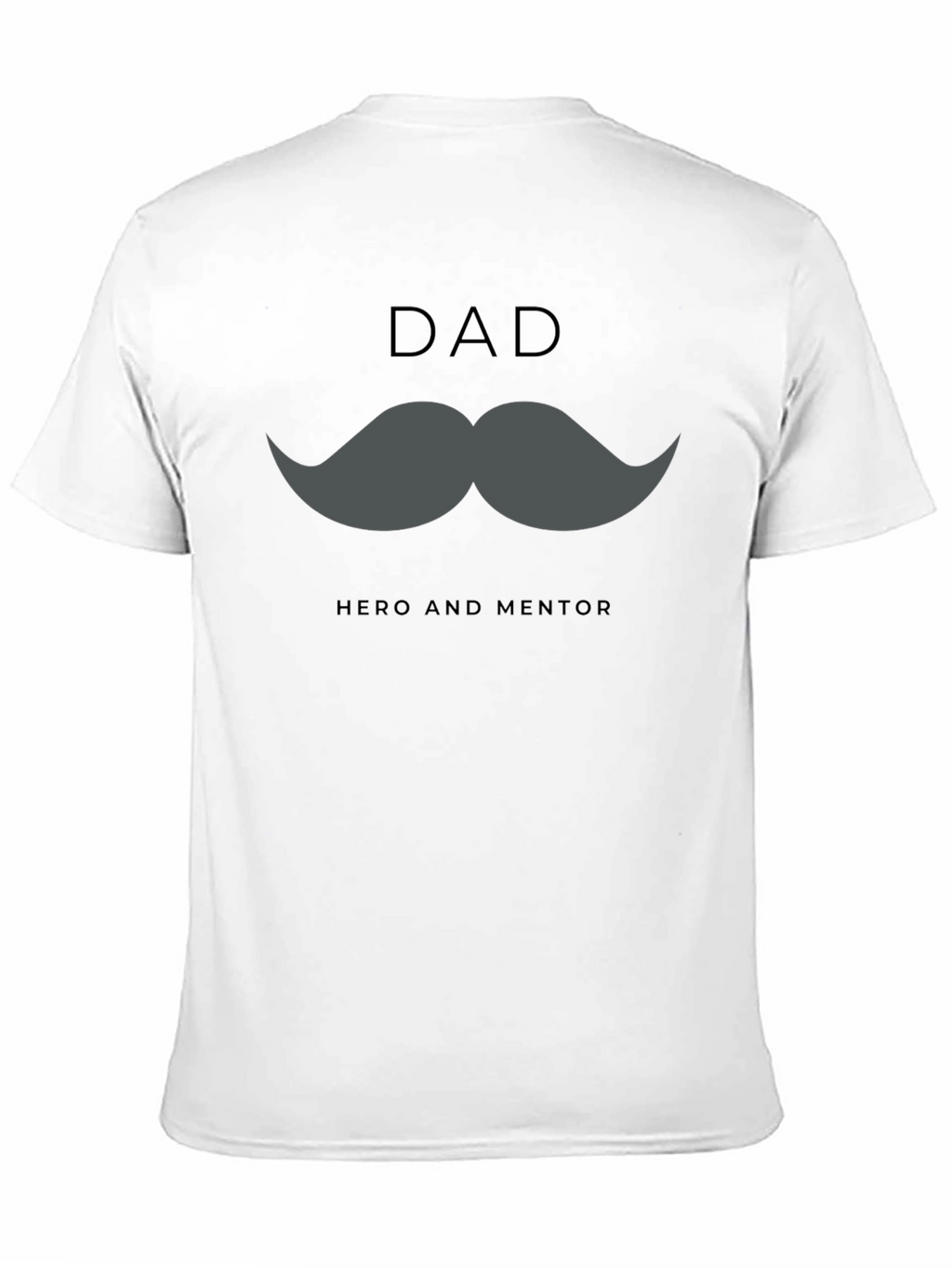 Dad Hero & Mentor Graphic T-Shirt - Black