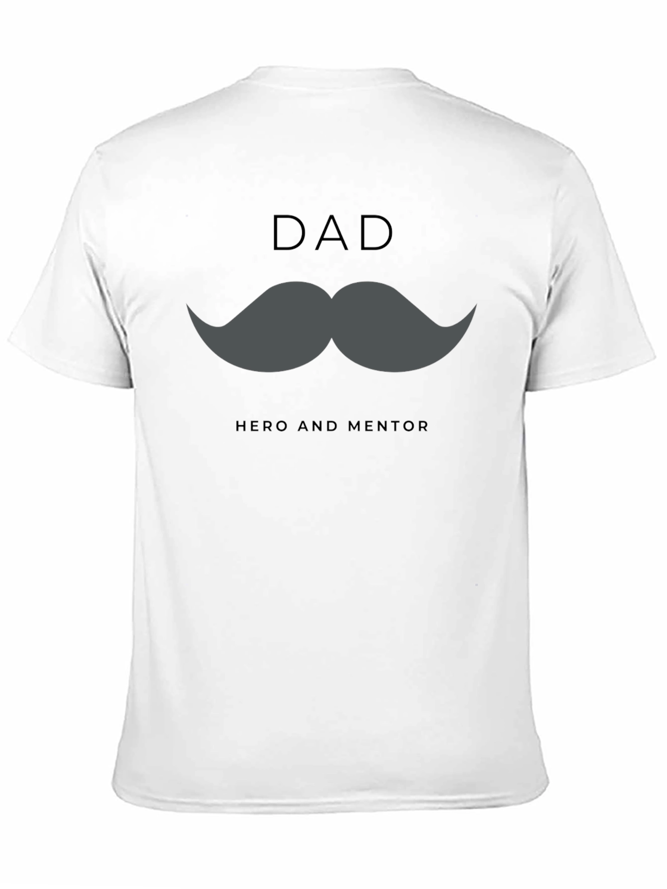 Dad Hero & Mentor Graphic T-Shirt - Black