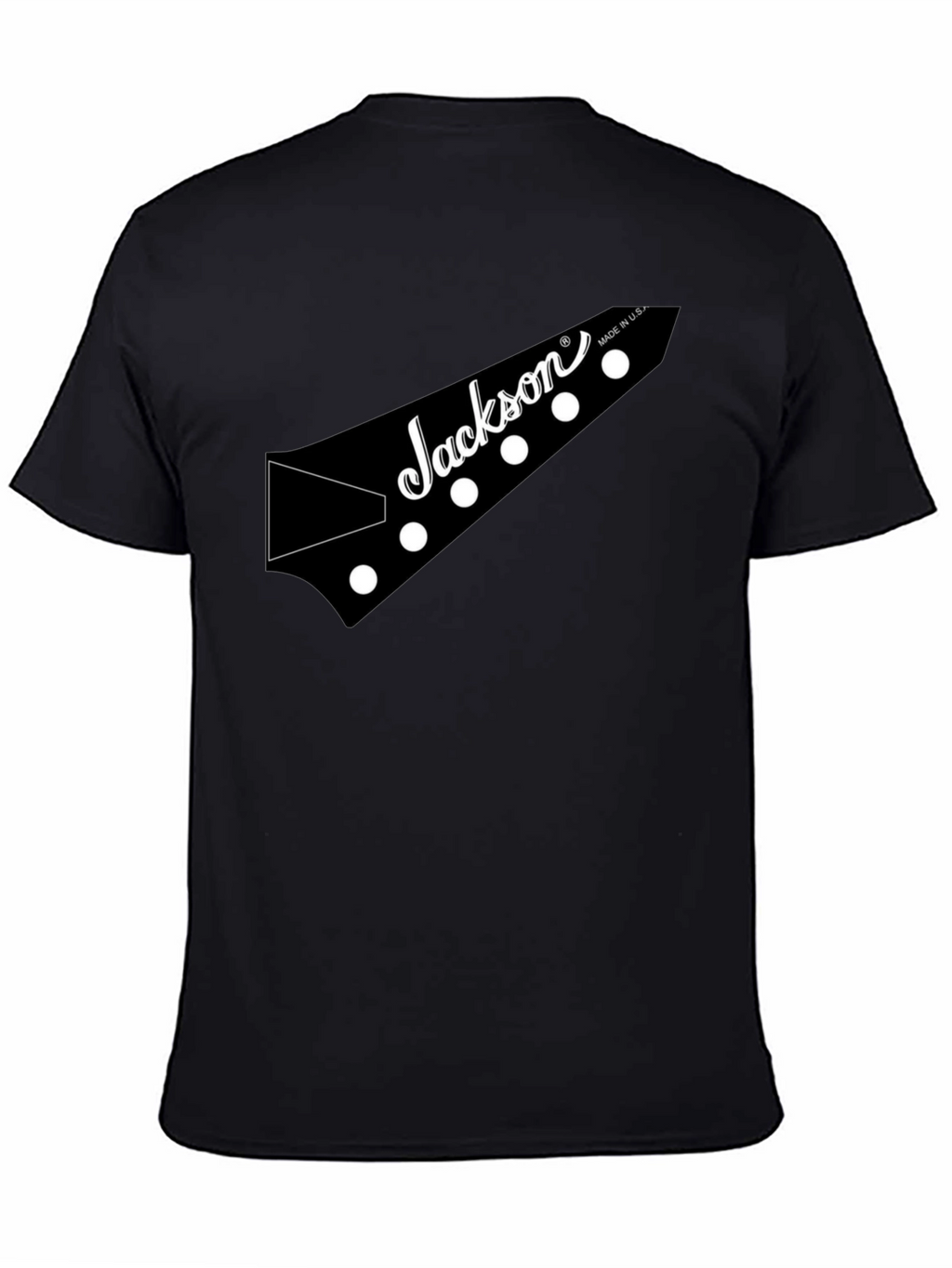 Jackson Guitar Headstock Black T-Shirt