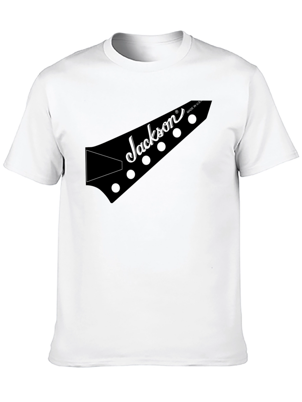 Jackson Guitar Headstock Black T-Shirt