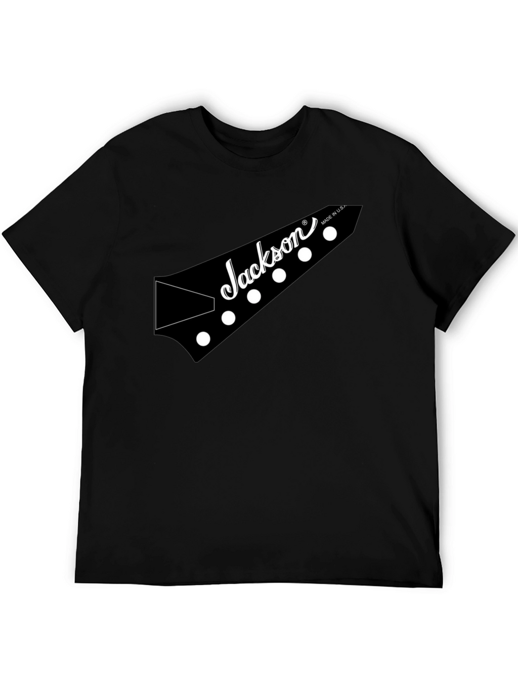 Jackson Guitar Headstock Black T-Shirt