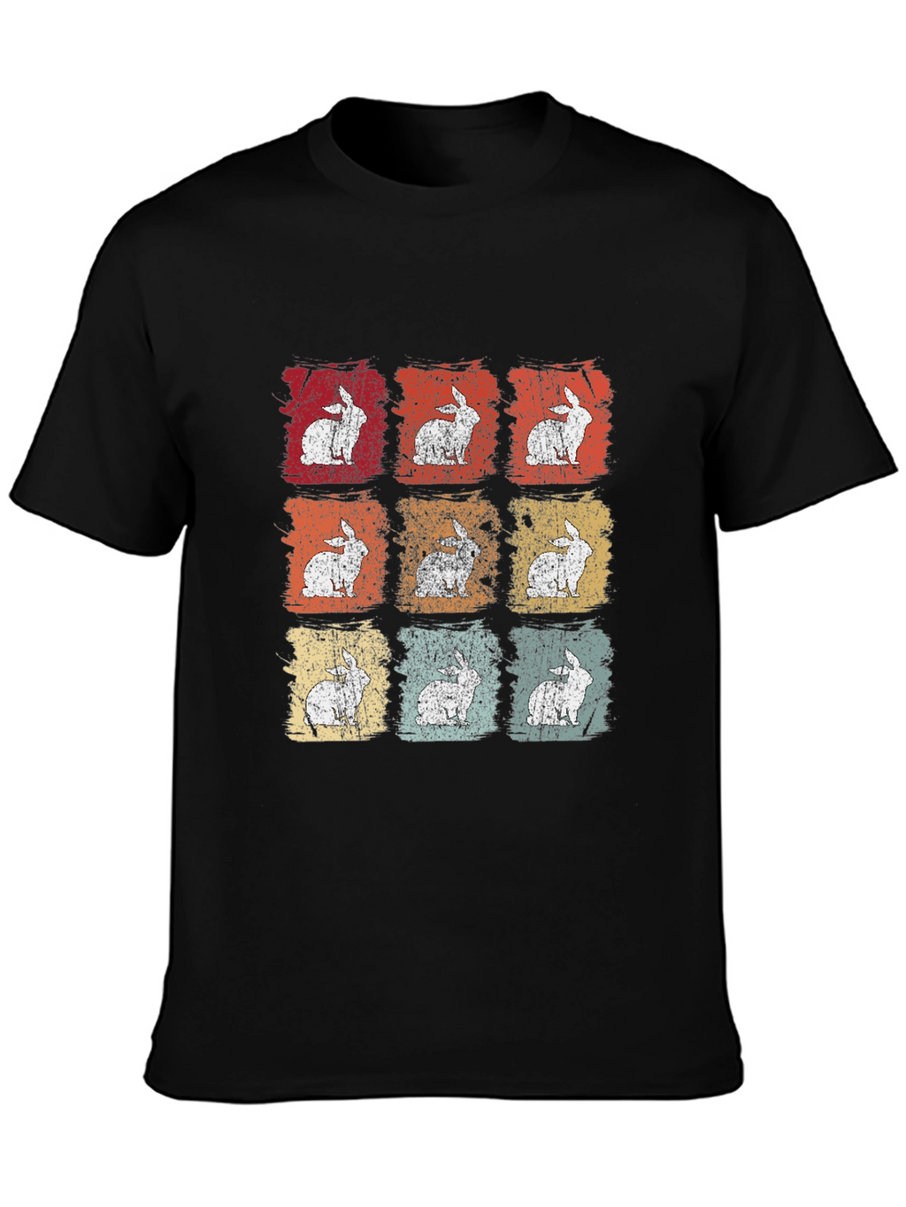 Retro Rabbit Graphic T-Shirt
