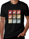 Retro Rabbit Graphic T-Shirt