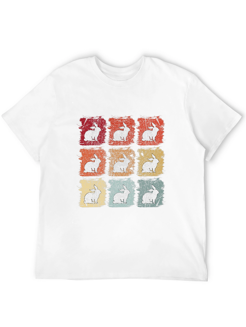 Retro Rabbit Graphic T-Shirt