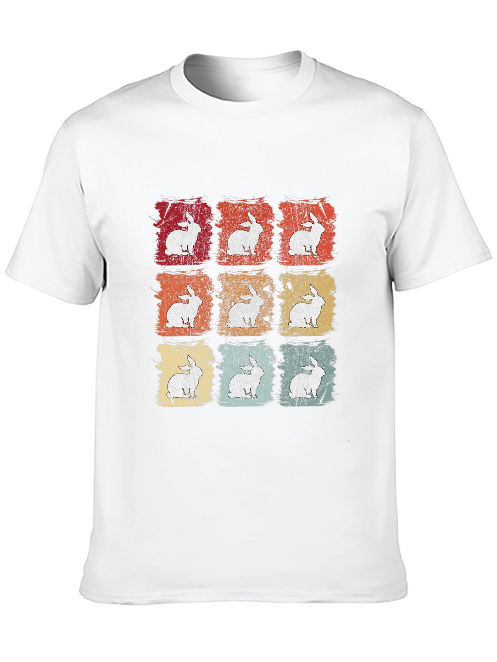 Retro Rabbit Graphic T-Shirt