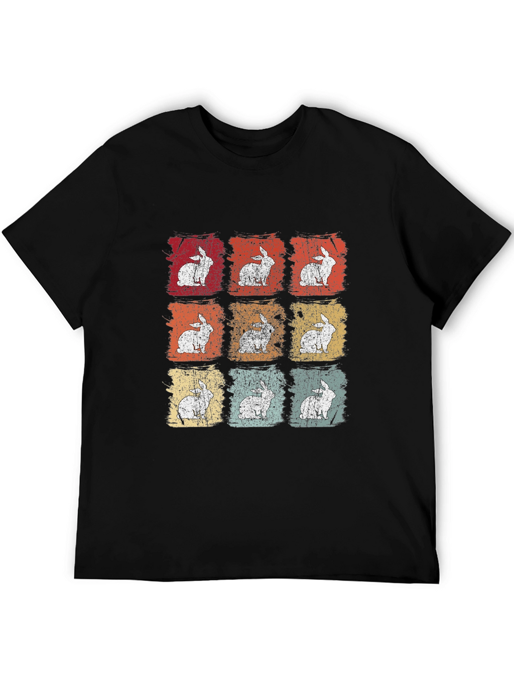 Retro Rabbit Graphic T-Shirt