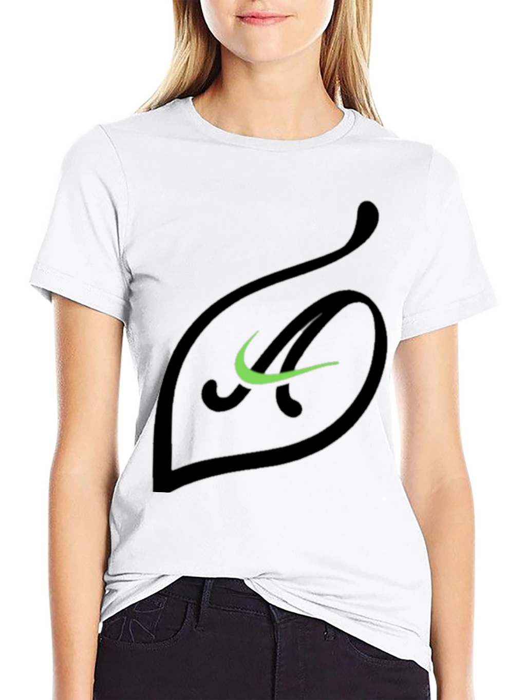 Leaf Logo Graphic Tee - Stylish Casual Wear