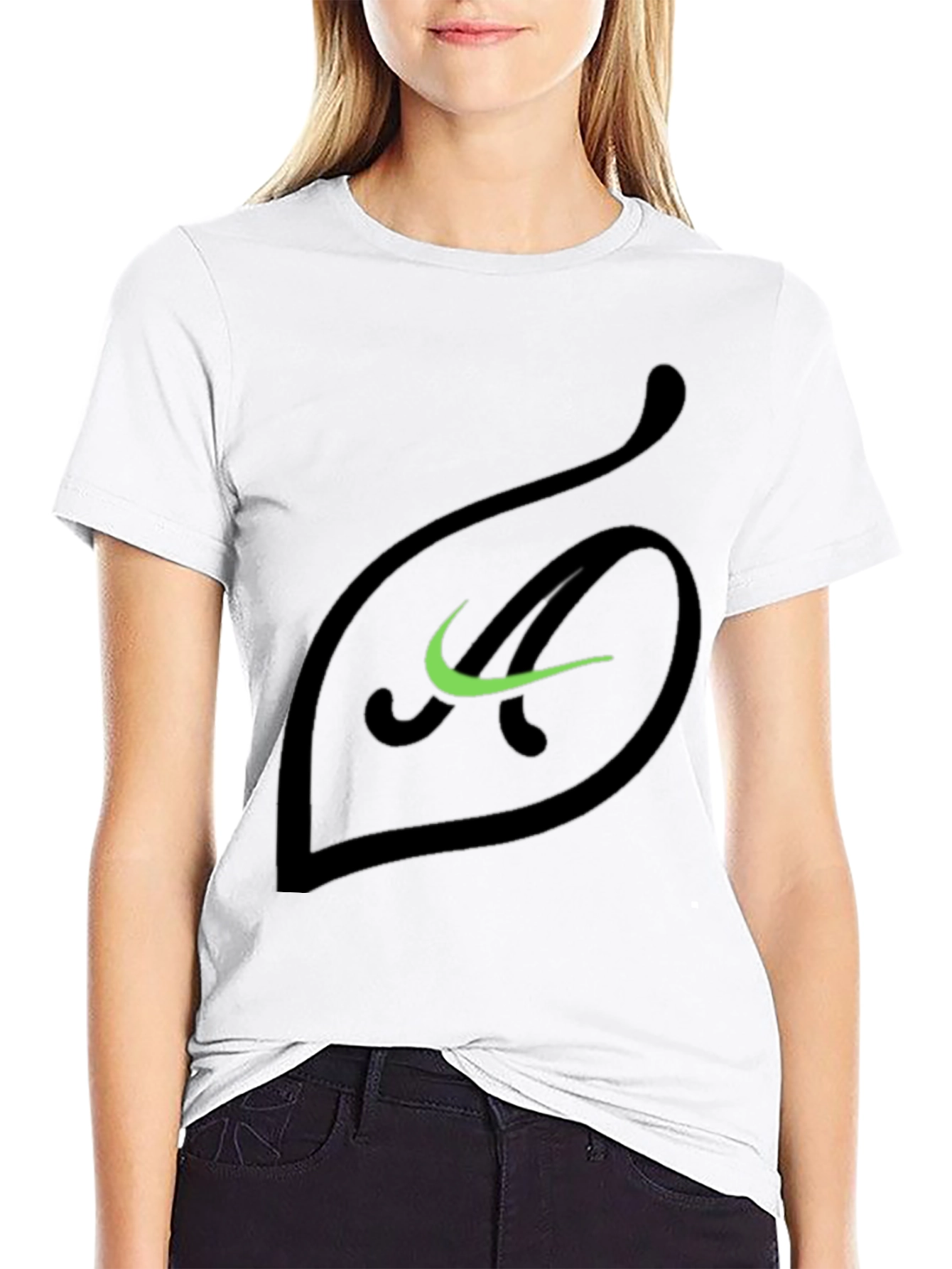 Leaf Logo Graphic Tee - Stylish Casual Wear