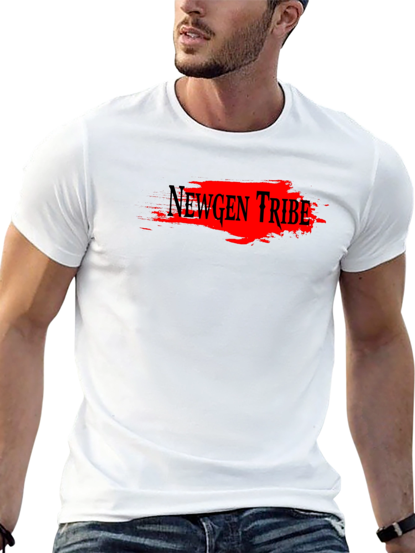 Newgen Tribe Black Graphic Tee