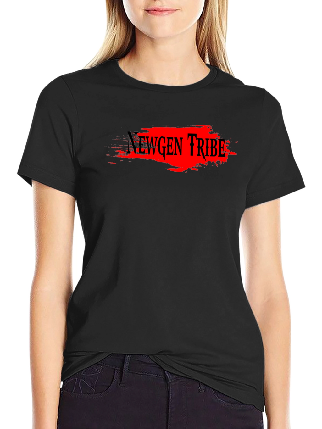 Newgen Tribe Black Graphic Tee