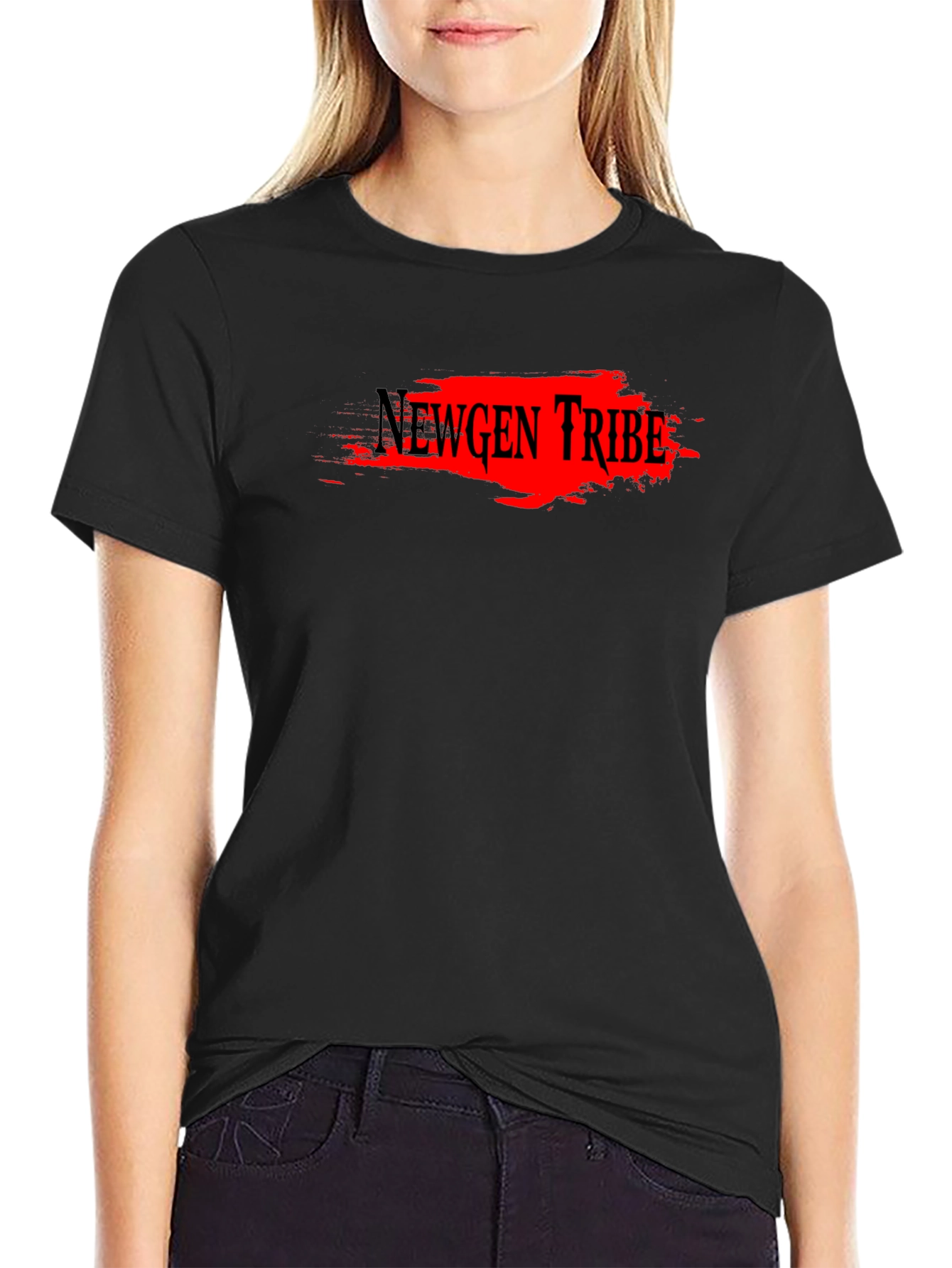 Newgen Tribe Black Graphic Tee