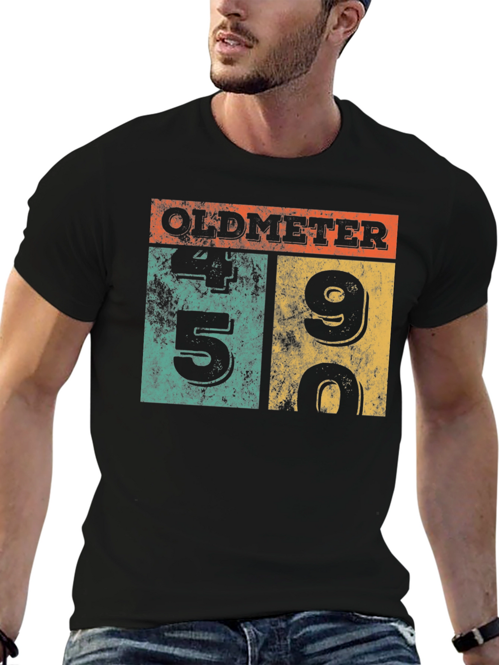 Oldmeter 45 90 Graphic Tee - Black Unisex Shirt