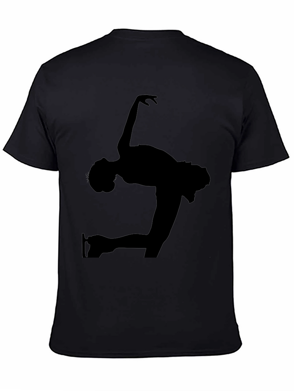 Ballerina Silhouette Graphic Tee - Classic Black