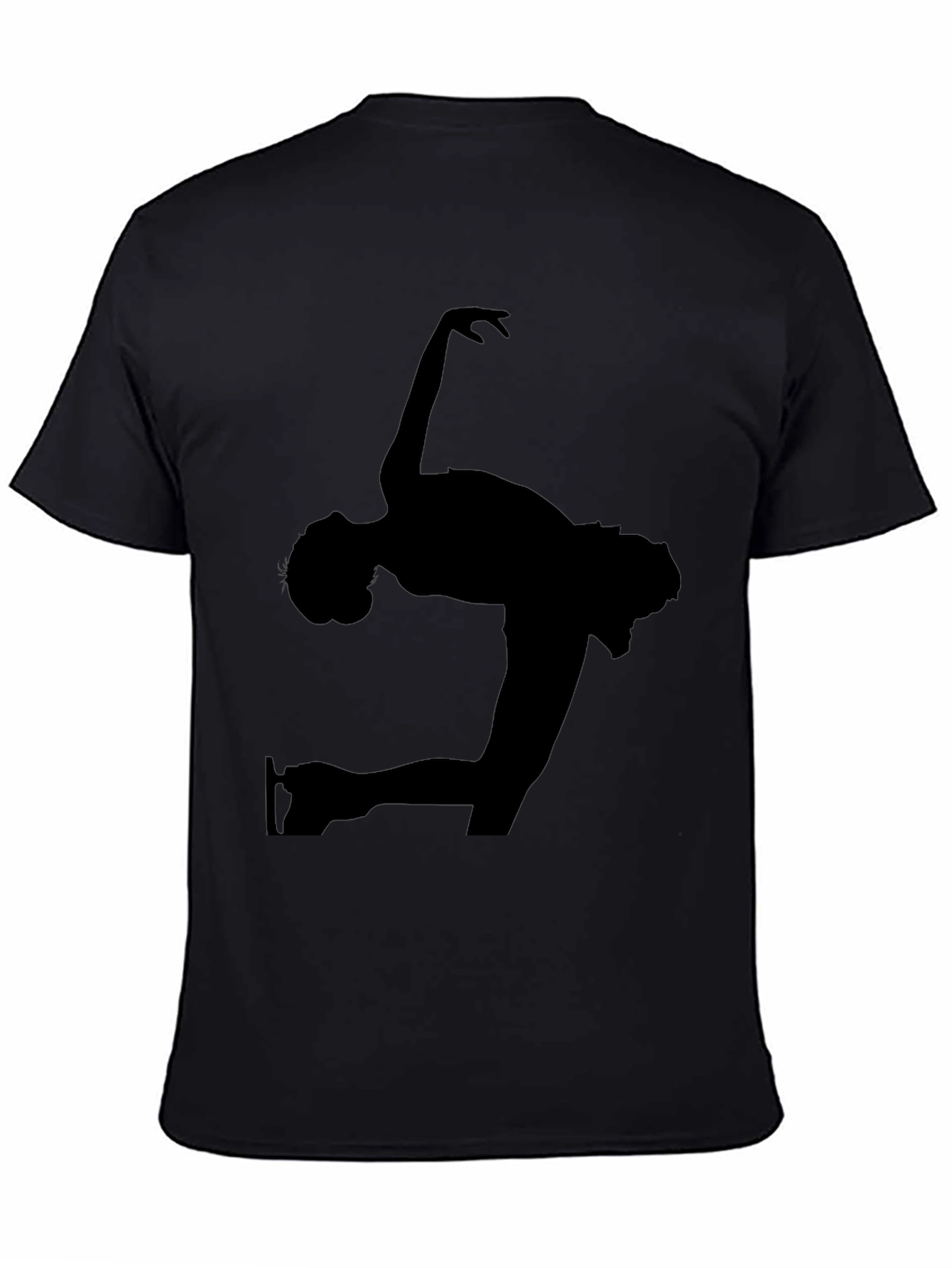 Ballerina Silhouette Graphic Tee - Classic Black